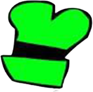 Green hat
